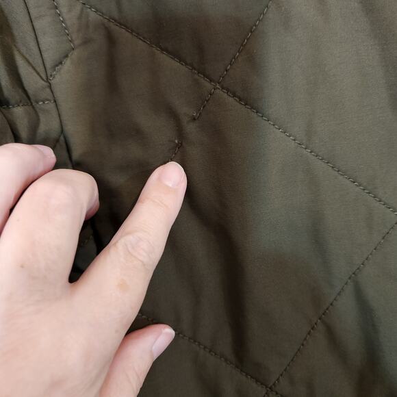 J CREW SUSSEX JACKET Mens S Re Imagined Prima LOFT Green Brown Quilted Corduroy - Picture 4 of 12